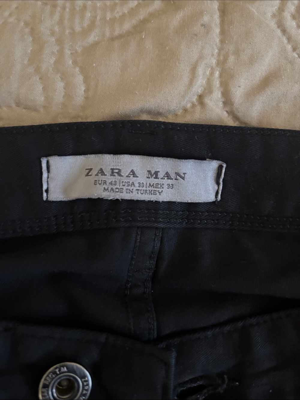 Zara Men's Black Chinos